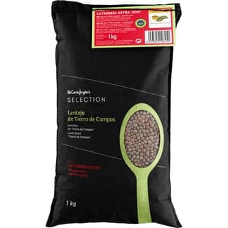Lenteja pardina IGP Tierra de Campos saco 1 kg - El Corte Ingles Selection