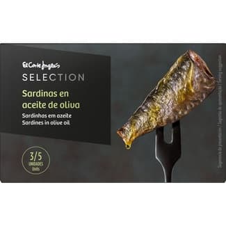 Sardinas en aceite de oliva 3-5 piezas lata 87 g neto escurrido - El Corte Ingles Selection