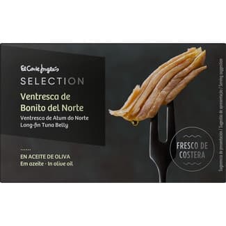 Ventresca de bonito del norte en aceite de oliva fresco de costera lata 82 g neto escurrido - El Corte Ingles Selection