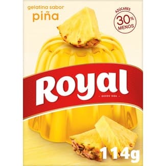 Gelatina sabor piña 10 raciones estuche 114 g - Royal