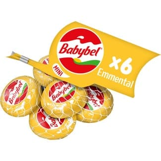 Quesos emmental snack 6 porciones bolsa 120 g - Mini Babybel