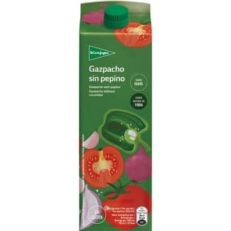 Gazpacho sin pepino sabor suave sin gluten brik 1 l - El Corte Ingles