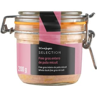 Foie gras entero de pato micuit sin gluten envase 200 g - El Corte Ingles Selection