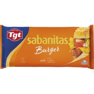 Sabanitas Burger queso cheddar en lonchas envase 250 g - Tgt