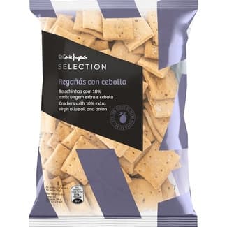 Regañás con cebolla y aceite de oliva virgen extra bolsa 180 g - El Corte Ingles Selection