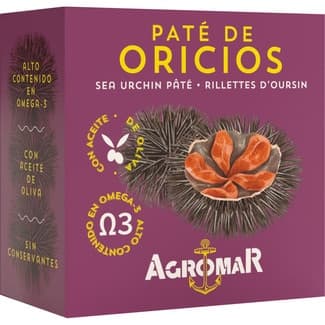Paté de oricios lata 100 g neto escurrido - Agromar