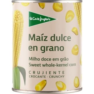 Maíz dulce en grano lata 285 g neto escurrido - El Corte Ingles