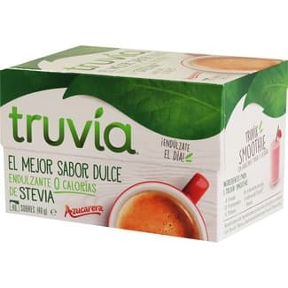Endulzante 0 calorías de la hoja de Stevia 40 sobres caja 40 g - Truvia