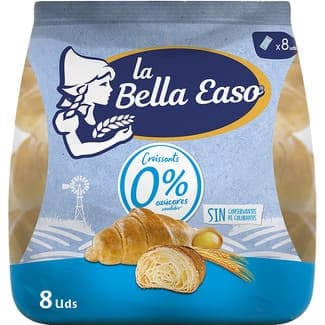 Croissants 0% azúcares 8 unidades bolsa 240 g - La Bella Easo