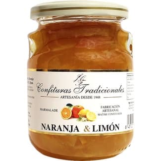 Mermelada de naranja y limón tarro 300 g - Confituras Tradicionales