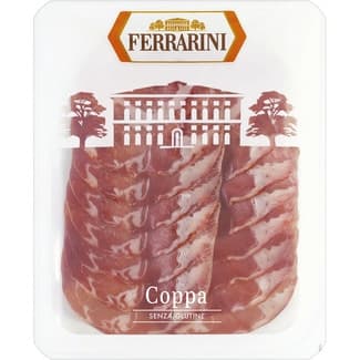 Coppa italiana en lonchas sin gluten envase 90 g - Ferrarini
