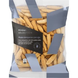 Picos camperos de pan con aceite de oliva y ajo bolsa 250 g - El Corte Ingles Selection