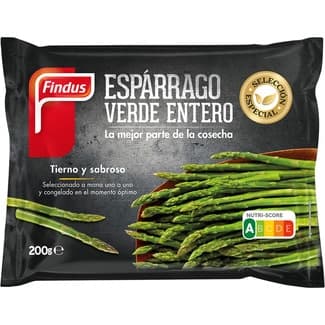 Espárrago verde entero envase 200 g - Findus