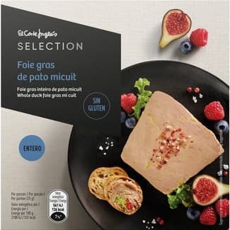 Foie gras entero de pato mi cuit sin gluten envase 80 g - El Corte Ingles Selection