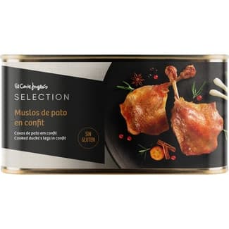Muslos de pato en confit sin gluten lata 450 g - El Corte Ingles Selection