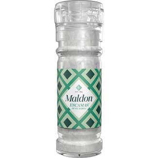 Escamas de sal marina molinillo frasco 55 g - Maldon