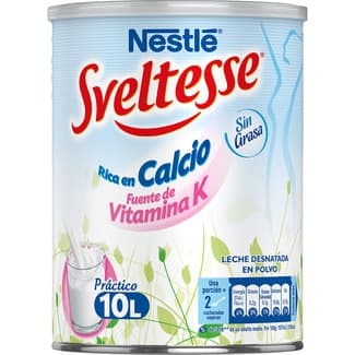 Leche desnatada en polvo rica en calcio bote 1 kg - Nestle Sveltesse
