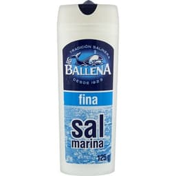 Sal marina fina bote 125 g - La Ballena
