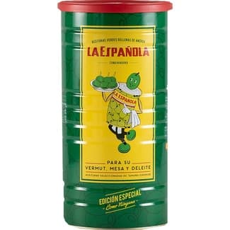 Aceitunas verdes rellenas de anchoa Edición Especial lata 600 g neto escurrido - La Española