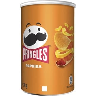 Aperitivo frito de patata sabor Paprika lata 70 g - Pringles