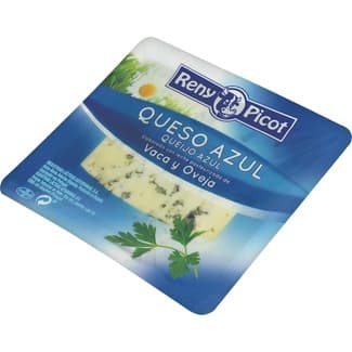 Queso azul mezcla elaborado con leche pasteurizada cuña 100 g - Reny Picot
