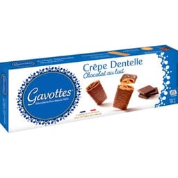Galletas bañadas de chocolate con leche estuche 90 g - Gavottes