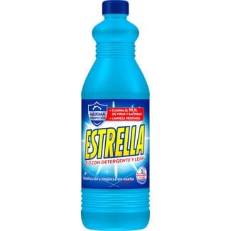 Lejía con detergente azul botella 1,43 l - Estrella