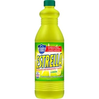 Lejía con detergente aroma limón botella 1,43 l - Estrella