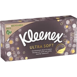 Pañuelos faciales Ultrasoft ultra suaves caja 64 unidades - Kleenex