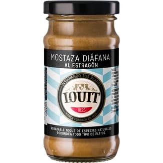 Mostaza Diáfana al estragón frasco 115 g - Louit
