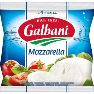 Mozzarella italiana de vaca bolsa 125 g - Galbani