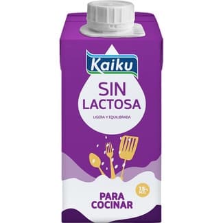 Nata líquida para cocinar sin lactosa 15% M.G. brik 200 ml - Kaiku