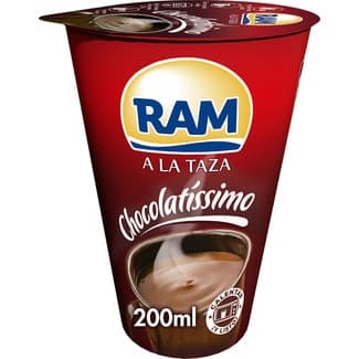 Chocolatíssimo a la taza Sin Gluten vaso 200 ml - Ram