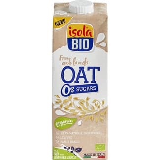 Bebida de avena ecológica 0% azúcares brik 1 l - Isola Bio