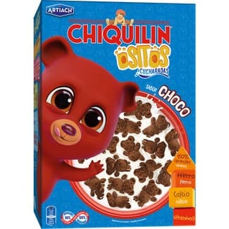 Galletas a cucharadas con sabor a chocolate caja 320 g - Artiach Chiquilin Ositos