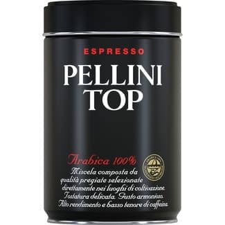 Café molido arábica 100% Top lata 250 g - Pellini