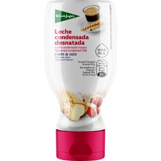 Leche condensada desnatada sirvefácil botella 450 g - El Corte Ingles