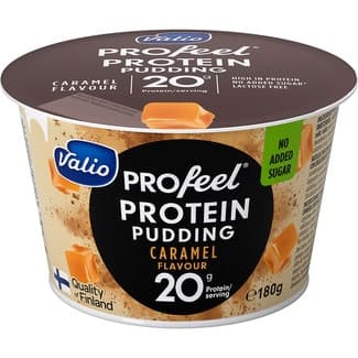 Profeel natillas con proteínas de caramelo sin azúcar añadido envase 180 g sin lactosa - Valio