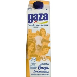 Leche de oveja semidesnatada brik 1 l - Gaza