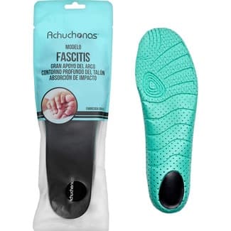 Plantilla Fascitis gran apoyo del arco contorno profundo del talón talla 41/42 bolsa 1 unidad - Achuchonas