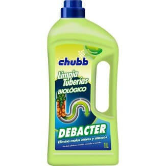 Limpia tuberías Biológico Debacter botella 1 l - Chubb