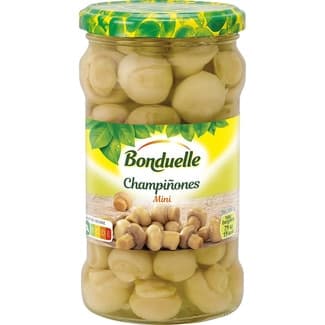 Champiñon entero mini frasco 170 g neto escurrido - Bonduelle