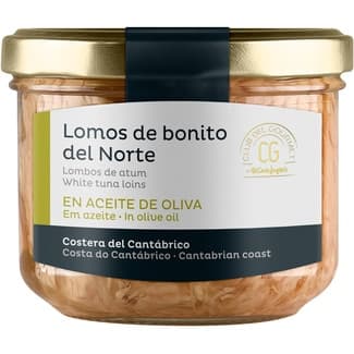 Lomos de bonito del norte en aceite de oliva tarro 150 g - Club Del Gourmet