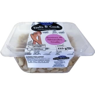 Almendra cruda laminada tarrina 225 g - Medina