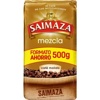 Café molido mezcla formato ahorro paquete 500 g - Saimaza