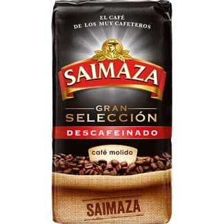 Café descafeinado molido paquete 250 g - Saimaza