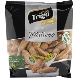 Gourmet picos rústicos con aceite de oliva virgen extra bolsa 140 g - Mas Trigo