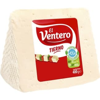 Queso tierno mezcla elaborado con leche pasteurizada cuña 400 g - El Ventero