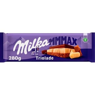 MMMAX Triolade chocolate con 3 chocolates tableta 280 g - Milka