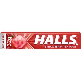 Vita-C caramelos sabor fresa sin azúcar paquete 32 g - Halls